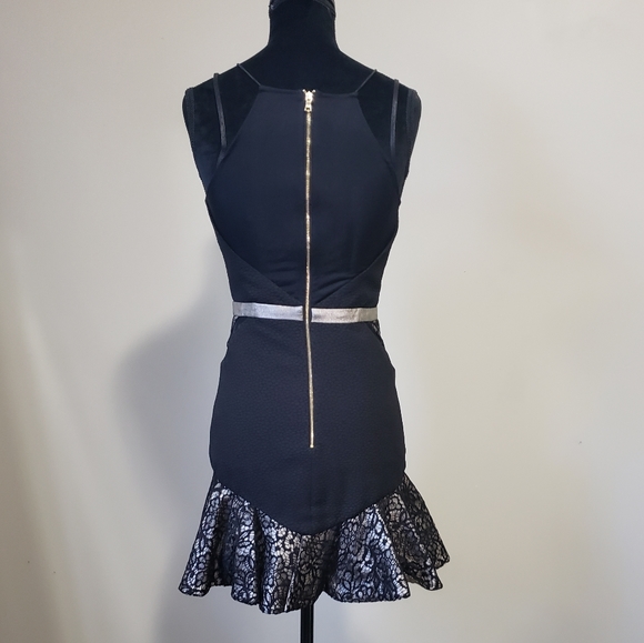 SOLD Three Floor Electrum Mini Dress - Picture 4 of 11